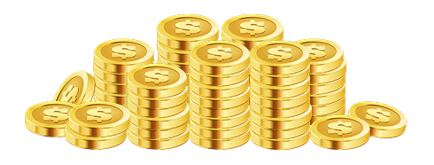 Stacks of coins