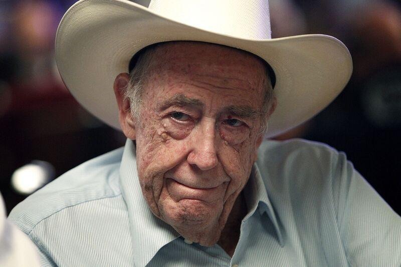 Referencing the gambling career of Doyle Brunson (USA)