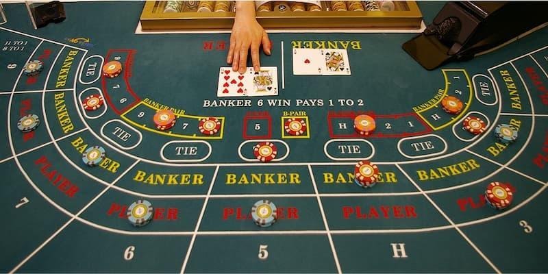 The betting options in Baccarat have different House Edge indices.