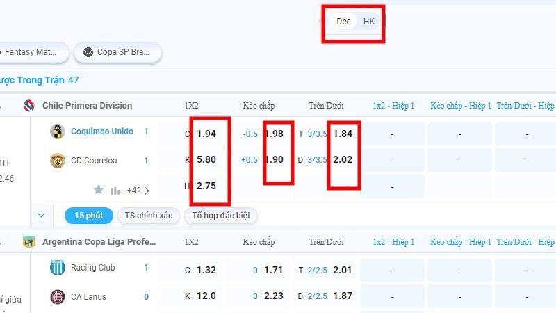 Distinguishing between different types of Odds (Decimal, Fractional, American)