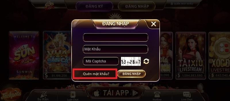 Có nhiều cách khôi phục mật khẩu Sunwin